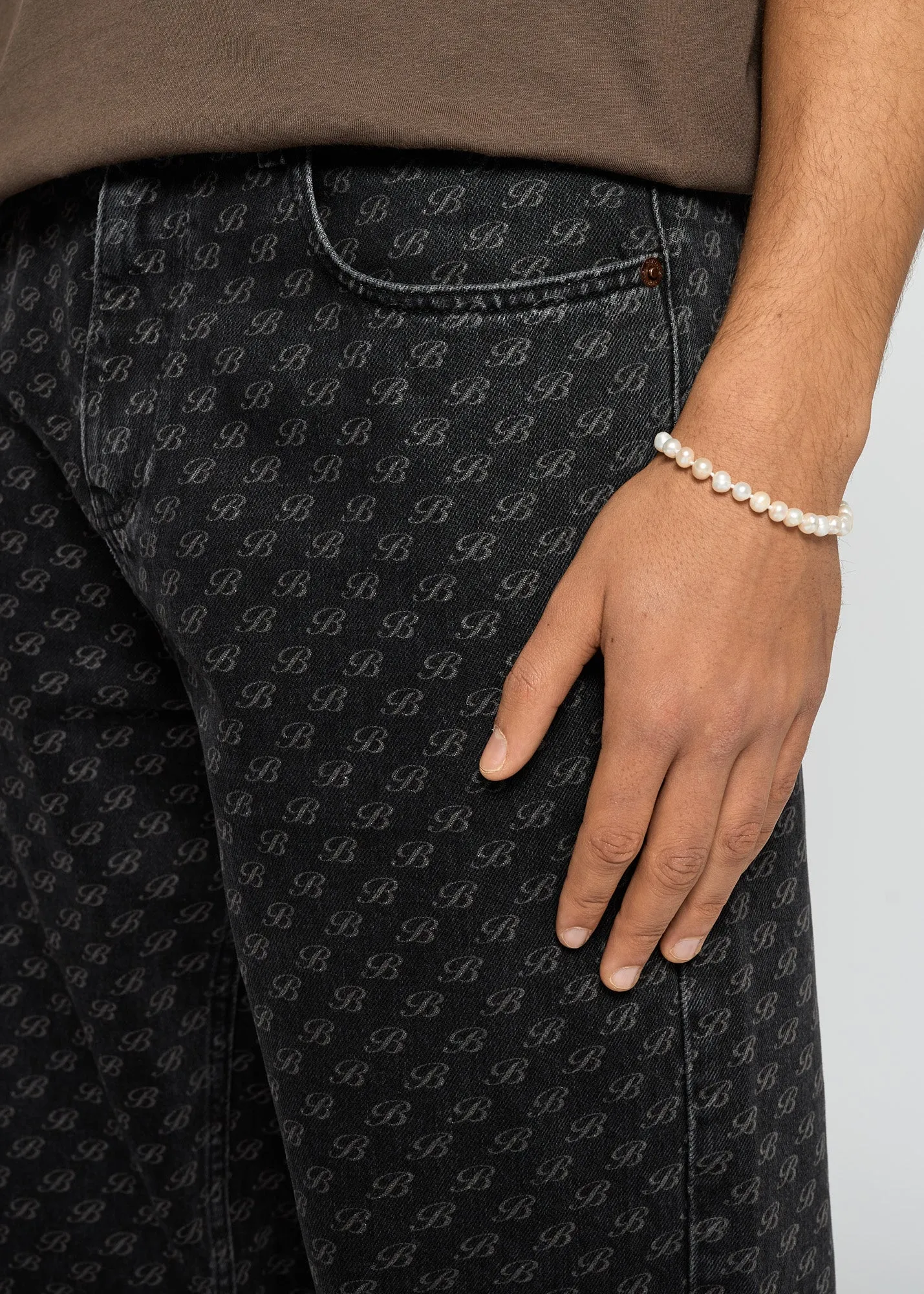 Baggy Monogram Jeans